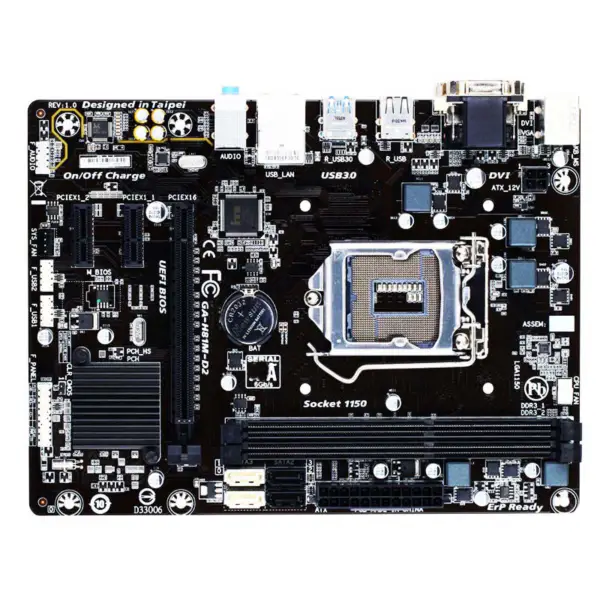 Ga Placă de bază H81 Ddr3 Placă de bază Suport 4th Gen Cpu Lga1150 Ddr3 Ga H81m D3v