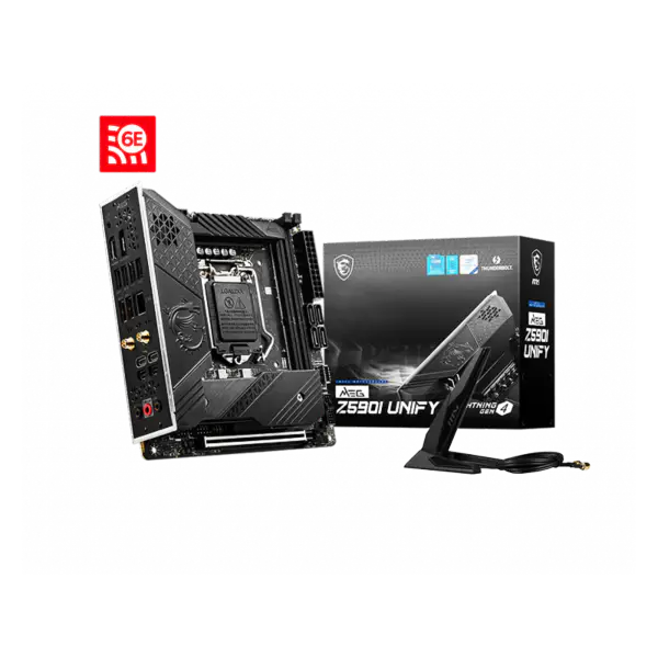 Placă de bază Gaming Lga 1200 Z590 Atx 10th 11th Gen Meg Z590i Unify Itx