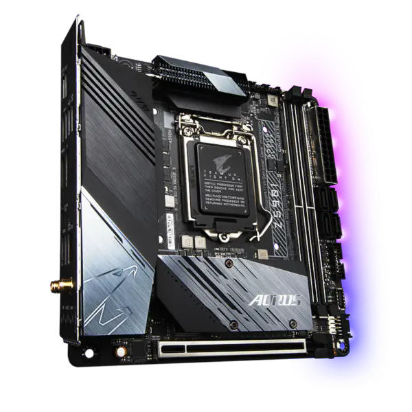 Ga Gaming Z590m Lga 1200 Z590 Mini Itx Placă de bază 10th 11th Gen Z590i Aorus Ultra