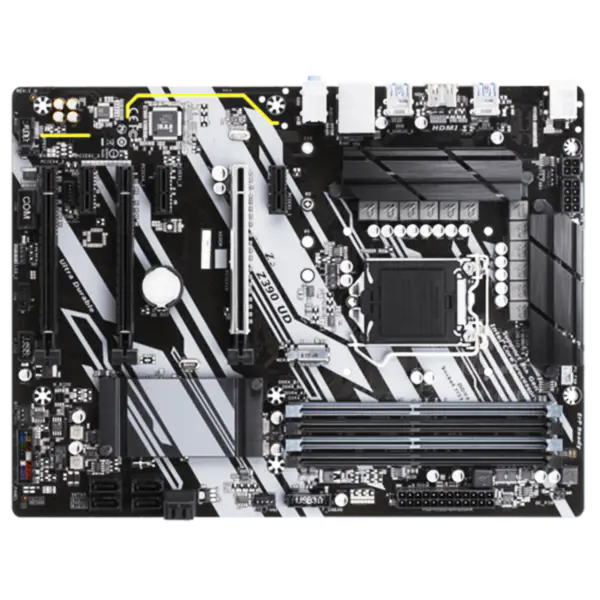 Ga Placă de bază pentru computer Z390m Lga 1151 a 9-a generație 8 I7 9700k I9 9900k Z390 Ud