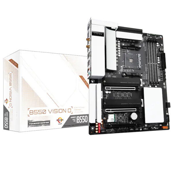 Ga B550 B550m Placă de bază R7 5800x 5700g R5 5600x și Socket Am4 Gaming Placă de bază B550 Vision D Ds3h Ac Wifi-p D