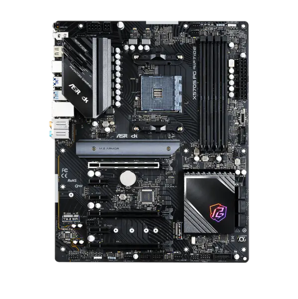 AsRock Placă de bază Am4 2000 3000 4000 G-series 5000 și 5000 G-series X570s Pg Riptide