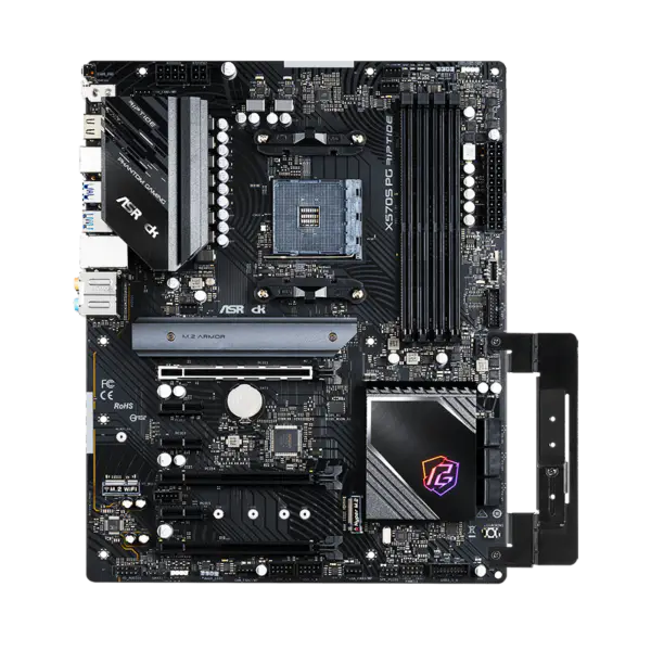 AsRock Placă de bază Am4 2000 3000 4000 G-series 5000 și 5000 G-series X570s Pg Riptide