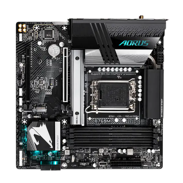 Placă de bază Gigabyte B760M AORUS PRO AX DDR4
