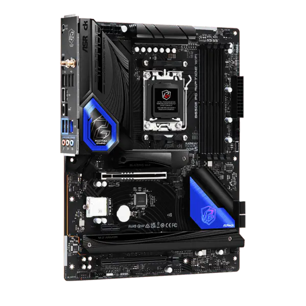 AsRock Atx Placa de baza B650e Pg Riptide Wifi Ddr5 Am5 Suport Cpu 7950x 7900x 7700x 7600x
