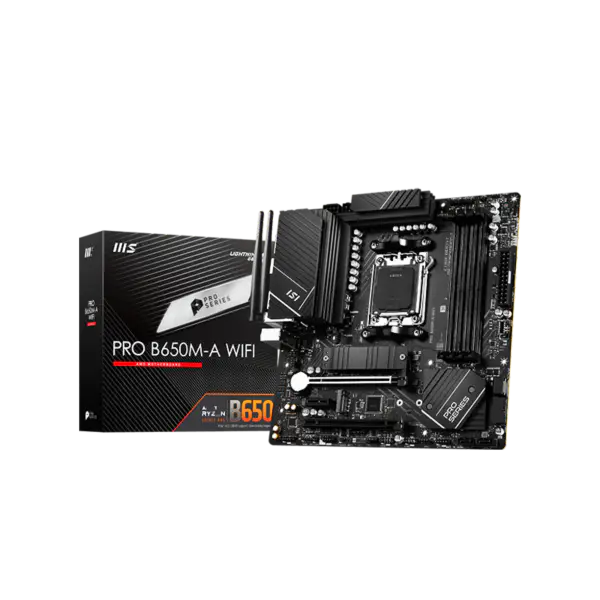 Ms M-atx Placa de baza Pro B650m-a Wifi Ddr5 Am5 Suport Cpu 7950x 7900x 7700x 7600x B650m-a