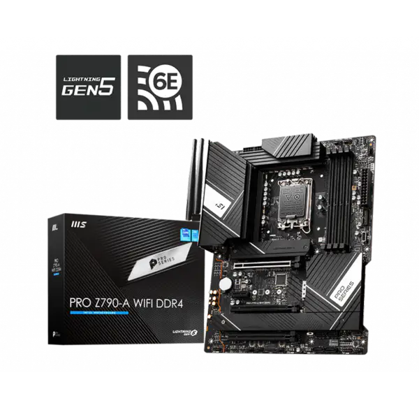 Ms Placă de bază Pro Z790 Z790-a Wifi Ddr4 D4 Memorie Lga 1700 Intl 13th 12th Gen Z790-p 13900k 13600kf 13700kf 13900kf
