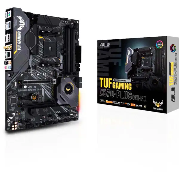 Asus Tuf Gaming X570-plus Wifi Ddr4 Argb Placă de bază Suport procesor 5800x 5900x 5950x X570-plus