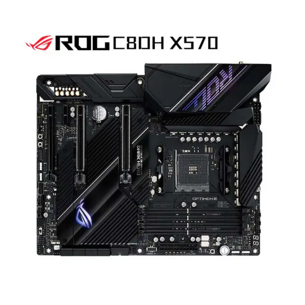 Asus Rog Crosshair Viii Dark Hero C8dh X570 Argb Placă de bază Gaming Procesor Suport 5800x 5900x 5950x