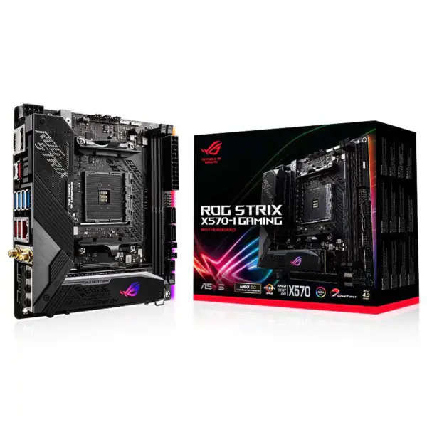 Asus Rog Strix X570-i Gaming Ddr4 Argb Placă de bază Procesor suport 5800x 5900x 5950x X570-i