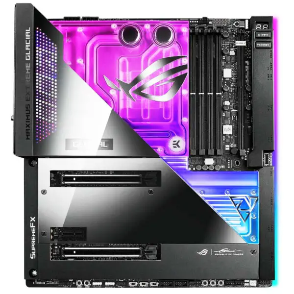 Asus Pc Placa de baza Ddr5 Cpu 12700 2700kf Intl Z690 Lga 1700 Placa de baza Rog Z690 Extreme Glacial