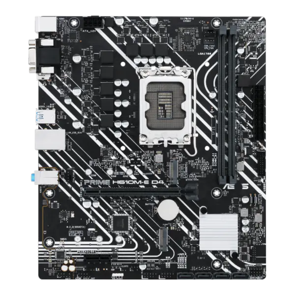 Asus H610 H610i H610m Plăci de bază Suport Cpu G7400 12400f 12400 Ssds M.2 Lga 1700 Placa de bază Prime H610m-e D4