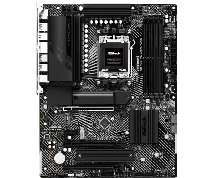 Asrock X670 X670e Plăci de bază Am5^5 Suport procesor seria 7000 Socket Am5 Placă de bază X670e Pg Lightning Ddr5 Am5