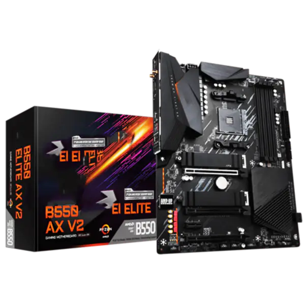 Placă de bază pentru jocuri B550 Aorus Elite Ax V2 R7 5800x 5700g R5 5600x Socket Am4 Ga Placă de bază Procesor