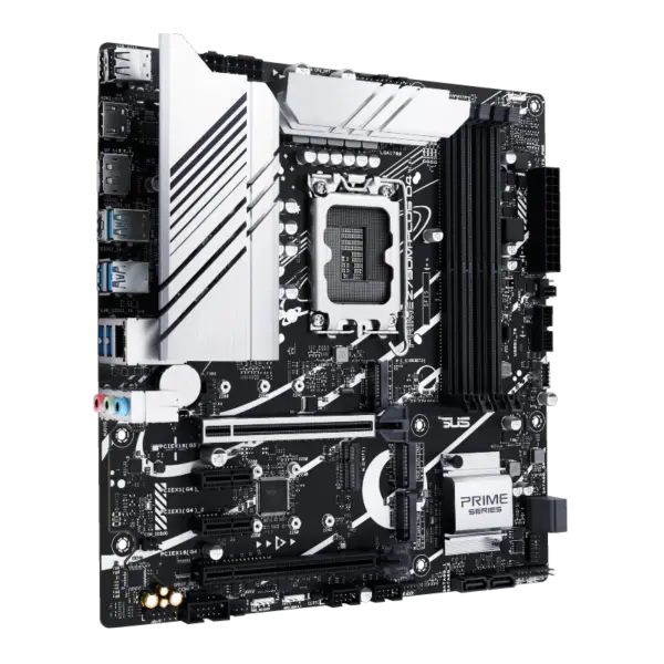 Asus Placa de baza Prime Prime Z790m-plus D4 Ddr4 Memorie Lga 1700 Suport Intl 13gen 12gen Prime Z790m-plus D4