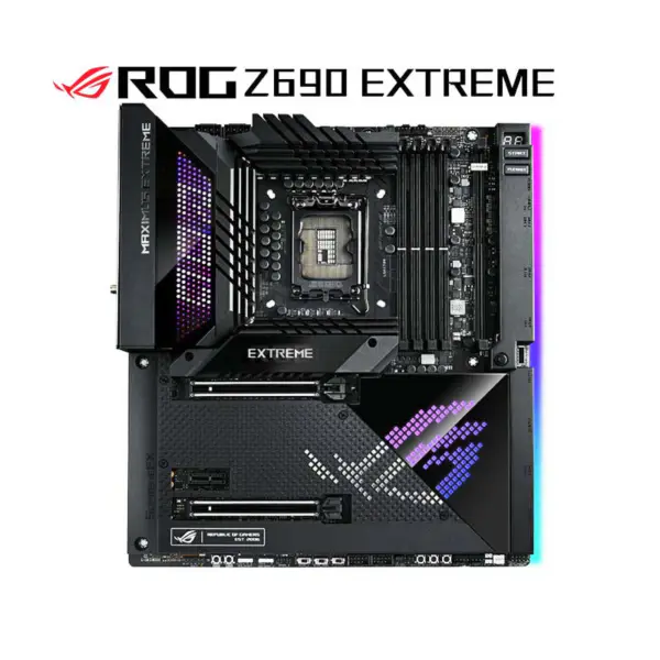 Asus Rog Maximus Z690 Extreme Gaming Placă de bază Ddr5 Memorie suportă 12900k 12700k Intl Z690 Lga1700 Asus Z690