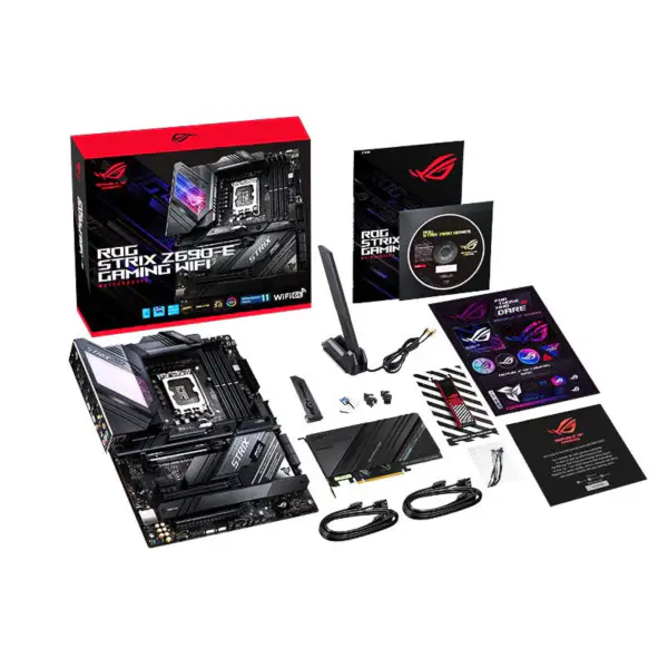 Asus Rog Strix Z690-e Gaming Wifi Placa de baza Ddr5 Cpu 12900k 12700k Intl Z690 Lga1700 Asus Z690-e