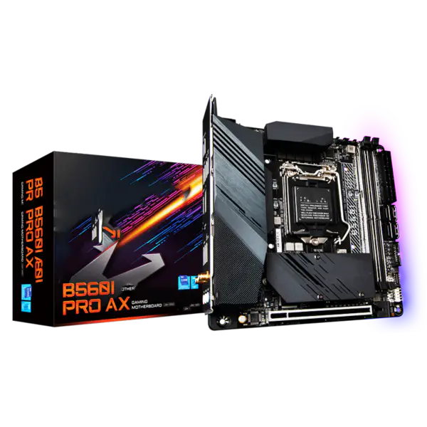 Ga B560 Placă de bază B560i Aorus Pro Ax Placa de bază suportă 11700f11600kf10400f Intl B560 Lga 1200 Placă de bază cu procesor