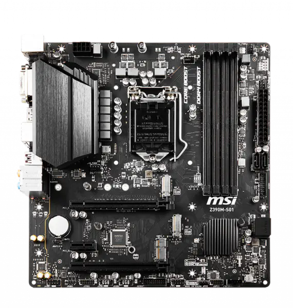 Placa de bază Msi Z390m suportă procesorul 8700 Win7 Sistem Desktop Placa de bază 8 9th Gen Cpu Z390m S01 Z390