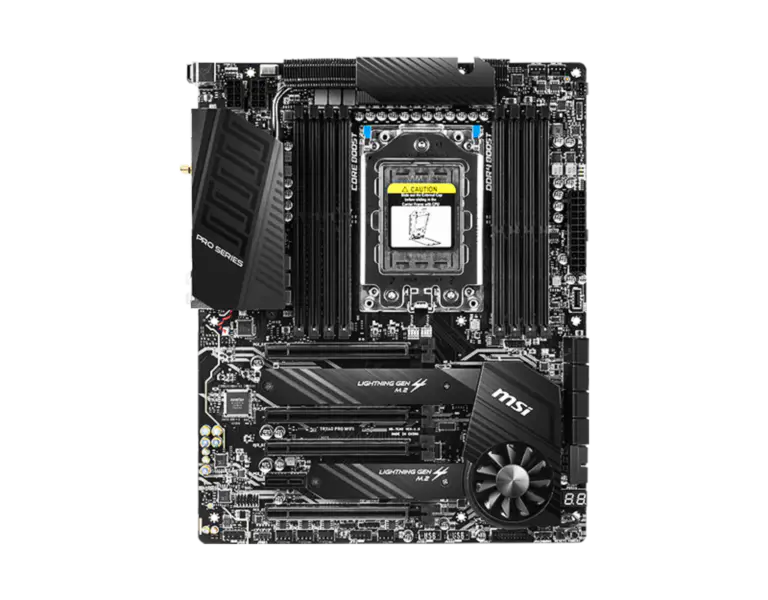 Msi Placa de baza Ddr4 Ddr5 Trx40 Placa de baza Trx40-a Pro Trx40 Pro Wifi Trx40 Pro 10g