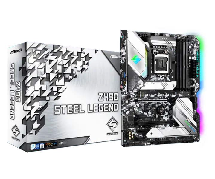 Asrock Z490 Steel Legend Ddr4 Placa de baza parte Lga 1700 1200 Ddr4 Ddr5 Z690 Z590 Z590m Z490 X299 X299e H510 B560 B560m B460