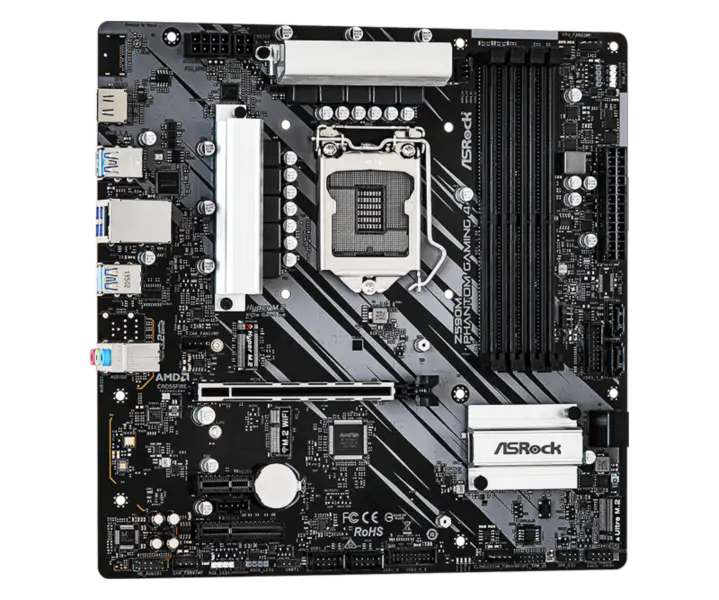 Placa de bază Asrock Z590 Phantom Gaming 4 Ddr4 Phantom Gaming acceptă Cpu 11900k 11700k Intl Z590 Lga 1200