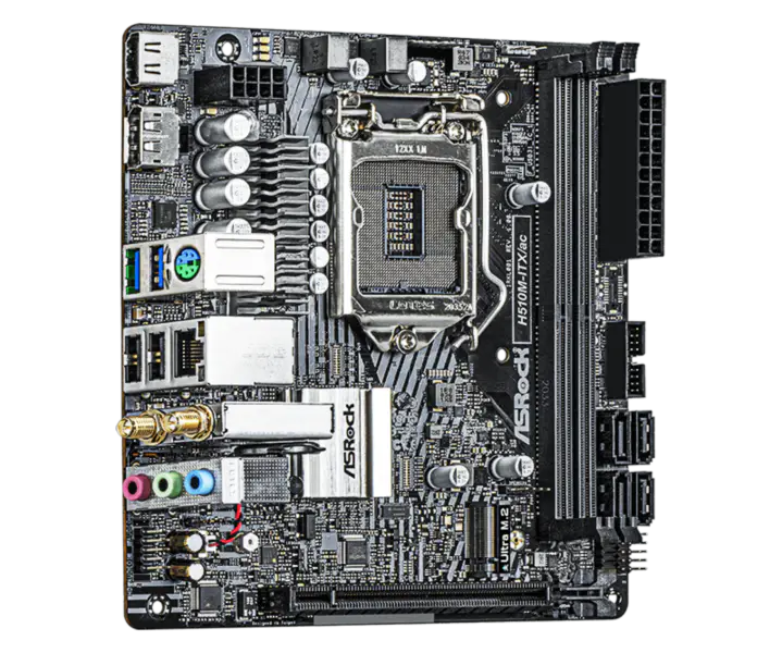 Asrock H510m-itx/ac Mini placă de bază Placă de bază pentru jocuri Suportă Cpu 10500 10400 11400f Intl H510 Lga 1200
