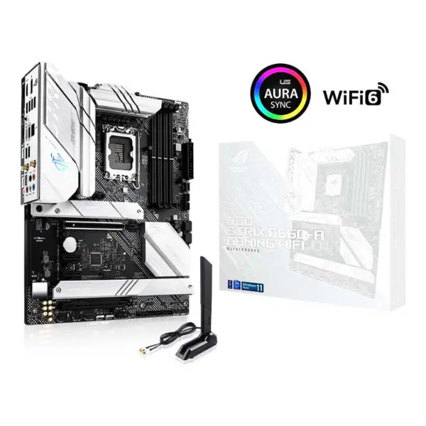 Rog Strix B660-a Gaming Wifi D4 Snow Blowing Placă de bază Suport Cpu 12th Generation Intl B660 Lga 1700