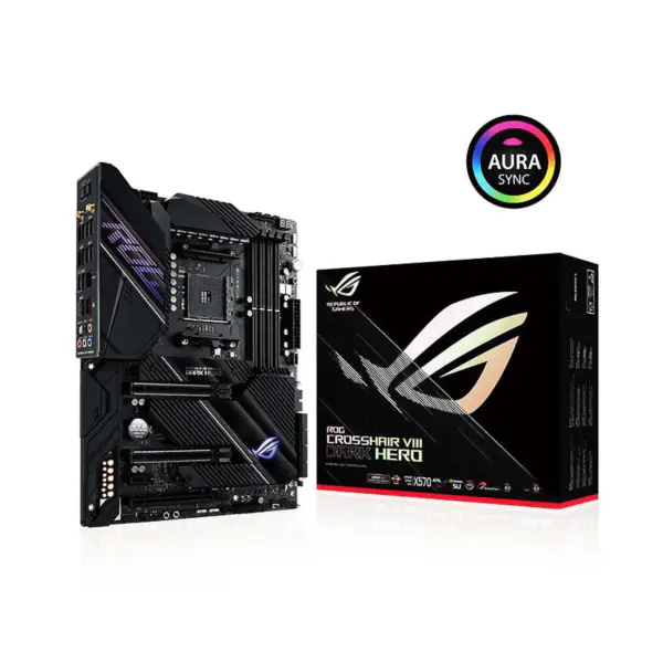 Rog Crosshair Viii Dark Hero C8dh Gaming Placă de bază și X570 suportă Cpu 5900x 5800x 5600x Socket Am4