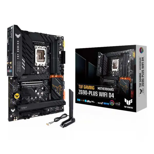 Placa de bază Tuf Gaming Z690-plus Wifi D4 suportă memorie Ddr4 Cpu 12700 12700kf Intl Z690 Lga 1700