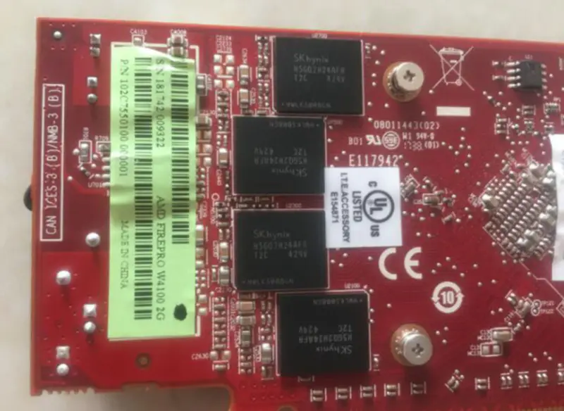 Placă grafică profesională AMD FirePro W4100 2G DDR5