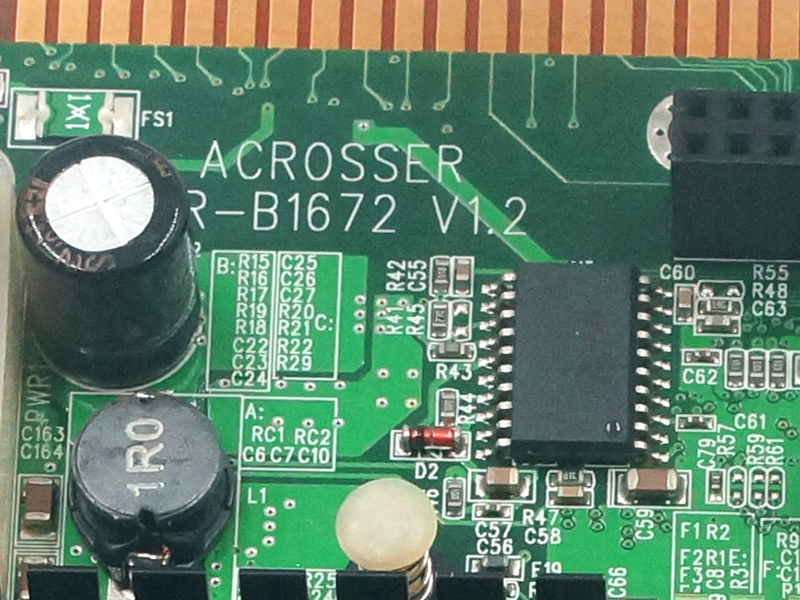 placă de bază industrială acrosser AR-B1672 V1.2