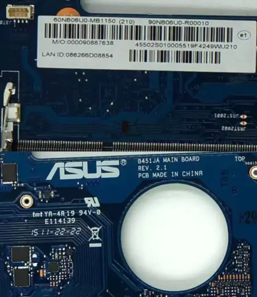 Placă de bază ASUS B451J B451JA