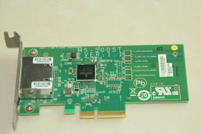 Broadcom BCM5718 VER:1.1 Placă de rețea Gigabit cu două porturi