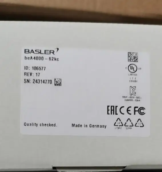 Cameră industrială Basler BEA4000-62KC
