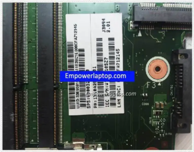 Placa de bază Toshiba BD10F-6060A2566201-MB-A02 Satellite V000325060