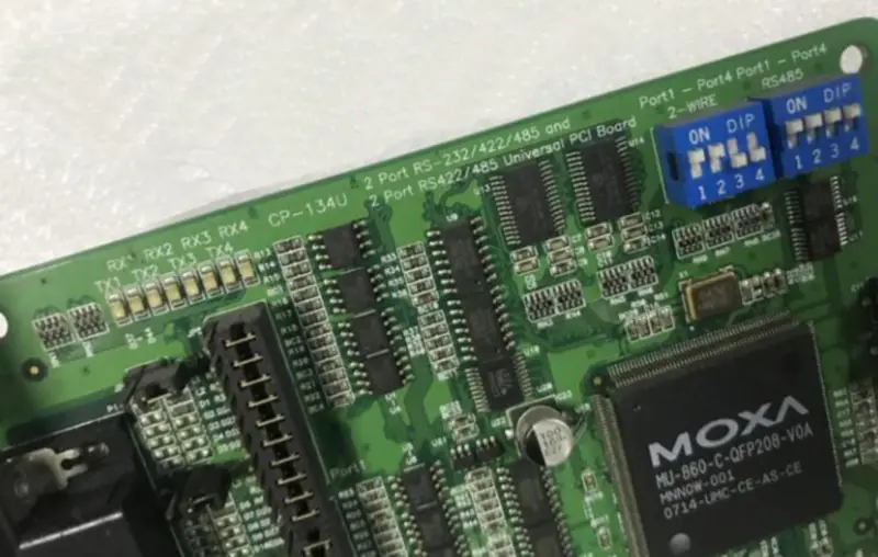 MOXA CP-134U V2 PCI card serial multiport RS-422/485
