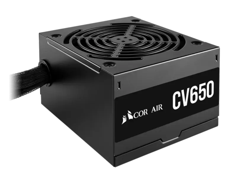 Cors Air Power Pc Power Supply Cv650 650w Atx High Power Supply 80plus Low Noise Fan Rps0128