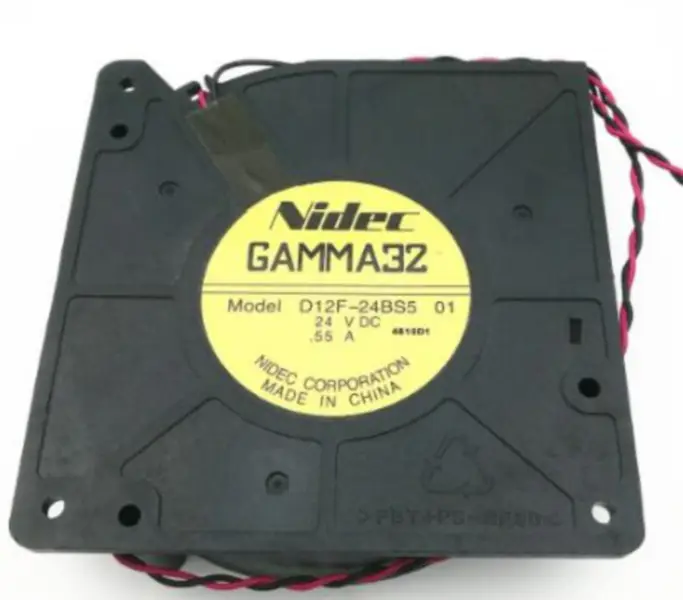 Ventilator Nidec GAMMA32 D12F-24BS5 01 24V DC 0.55A fabricat în China