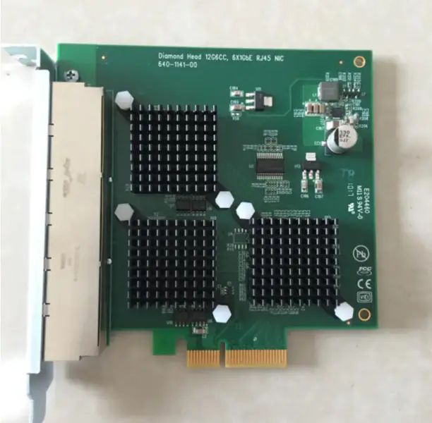 Diamond Head 12G6CC Card de rețea Gigabit Ethernet 6 porturi PCI-E X4