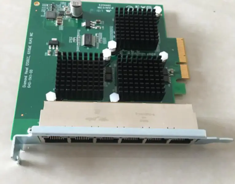 Diamond Head 12G6CC Card de rețea Gigabit Ethernet 6 porturi PCI-E X4