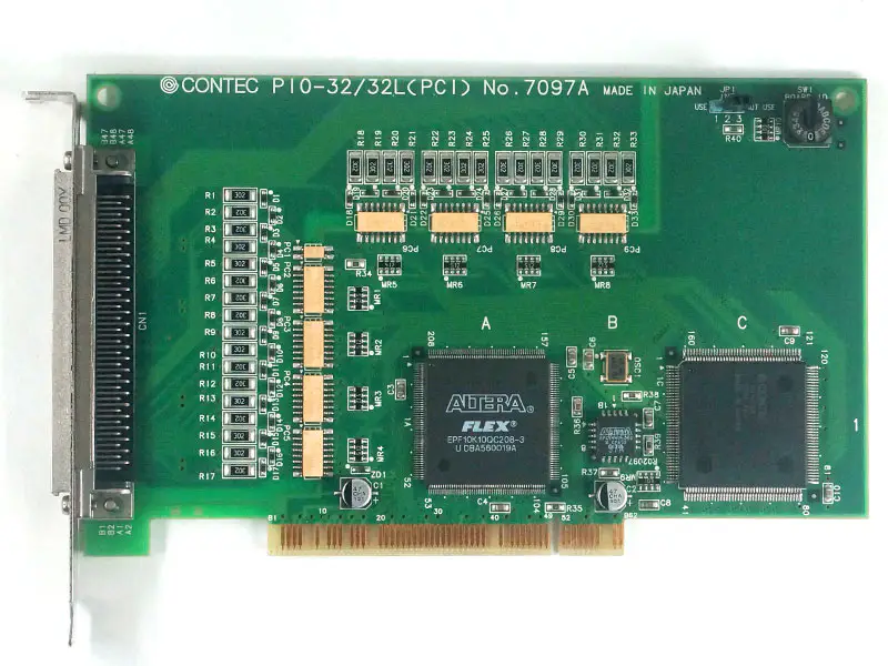 Card CONTEC Placa de bază CONTEC PIO-32/32L (PCI) cu I/O digital izolat nr.7097A