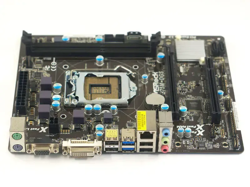 Asrock B75M-DGS R2.0 B75 LGA 1155 placa de bază Micro-ATX