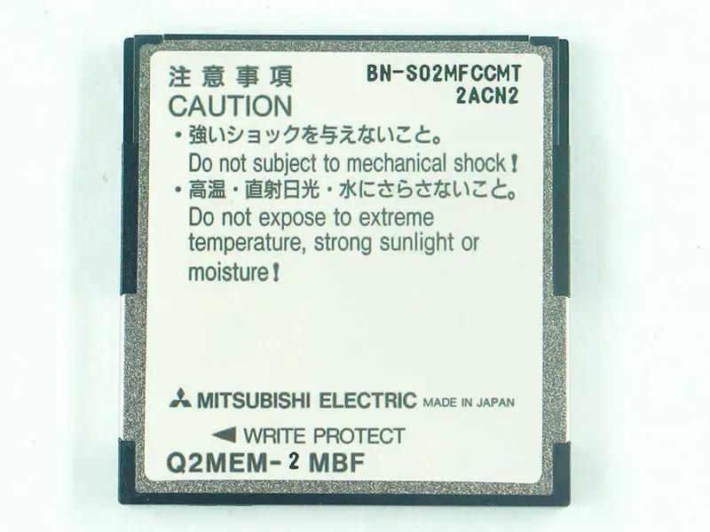Mitsubishi Q2MEM-2MBF Card de memorie flash liniară 2M BYTES