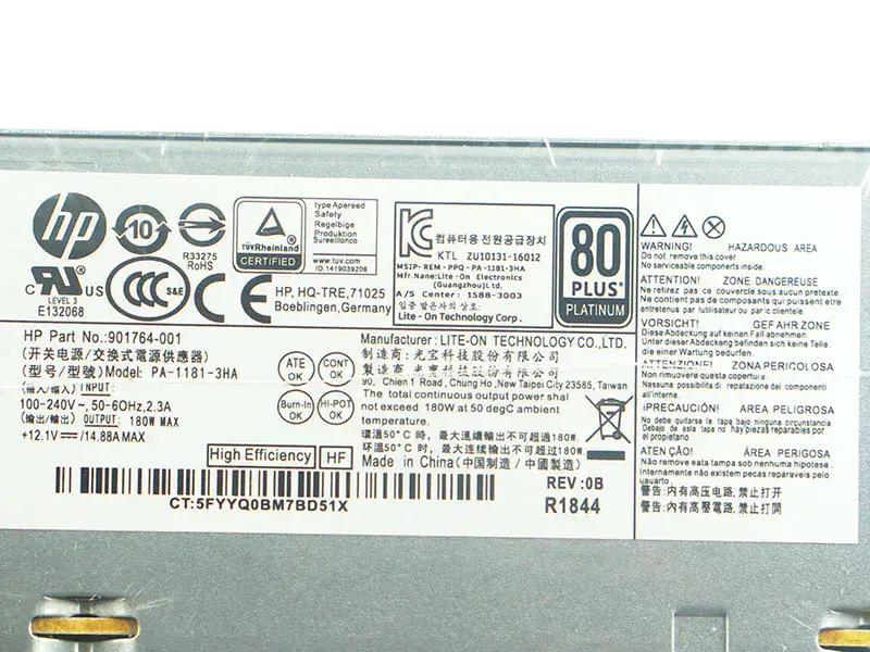 Sursă de alimentare HP PA-1181-3HA 901764-001
