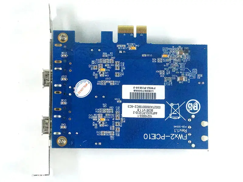 FWX2-PCIE10 Rev: 1.1 FWX2-PCIE10-2 Card de captură 1394