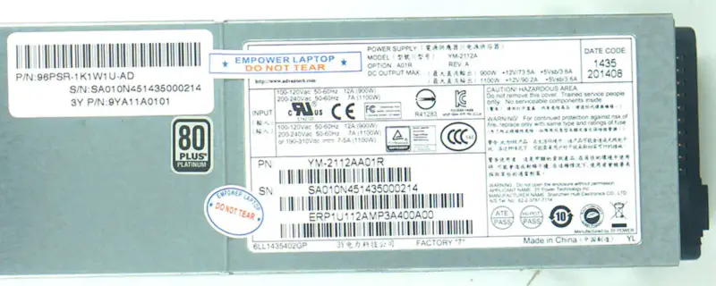 Advantech YM-2112A YM-2112AA01R Sursă de alimentare