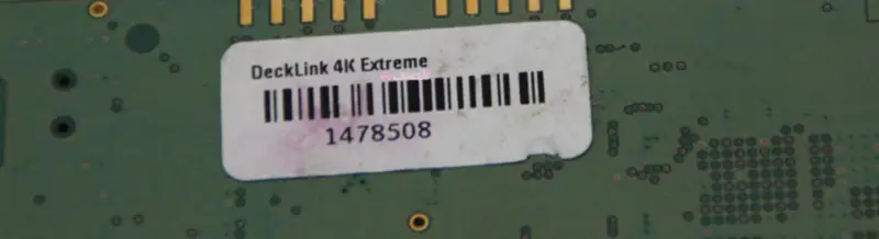 Card de captură Blackmagic Design DeckLink 4K Extreme