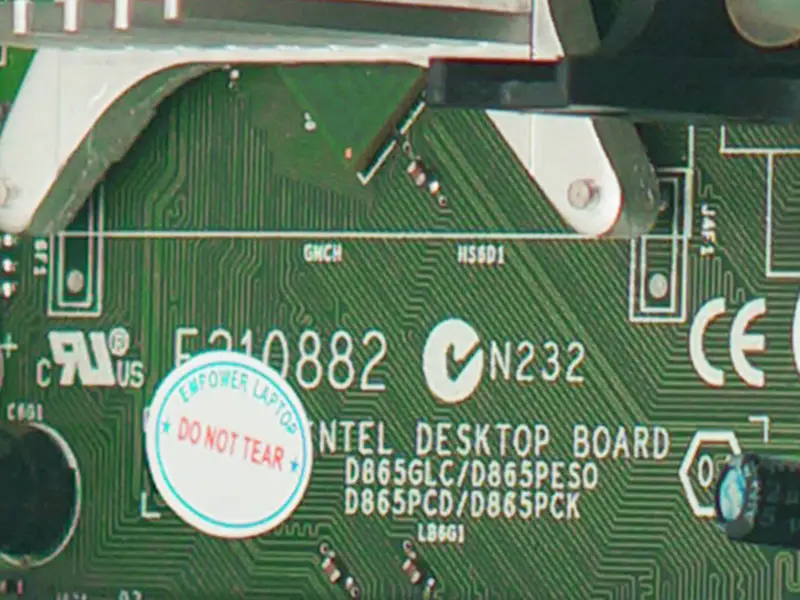 Placa de bază Intel E210882 D865GLC/D865PESO/D865PCD