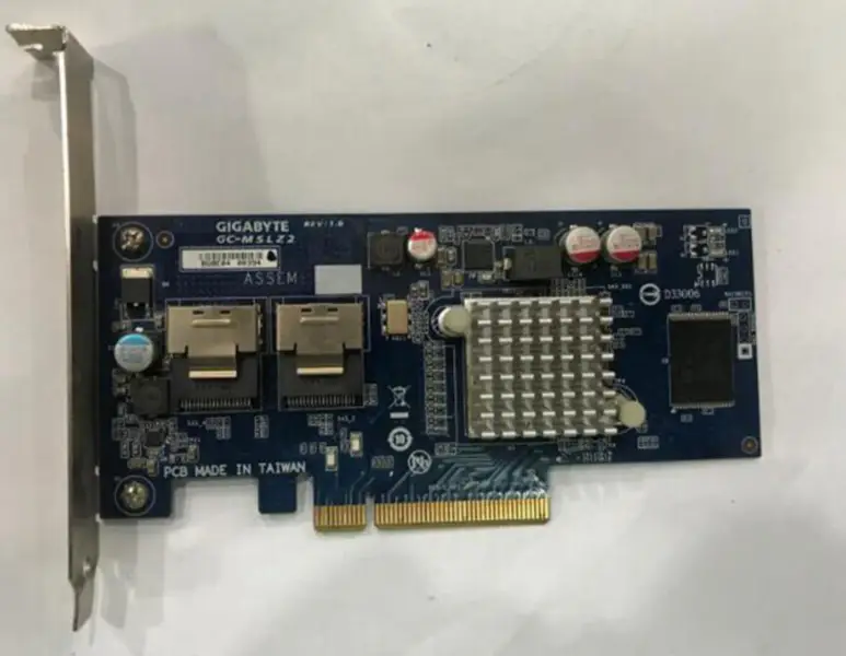 Gigabyte GC-MSLZ2 SAS2008 6GB SAS raid card RAID 0/1/1E/10 suport 4T 6T 8T